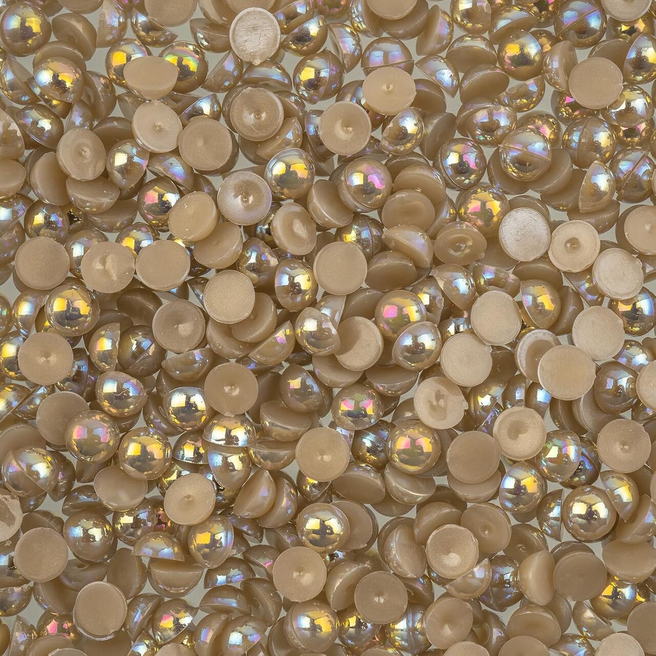 Crystal Lane DIY SS20(5mm) Plastic Pearl Flatback Rhinestones, 575pcs
